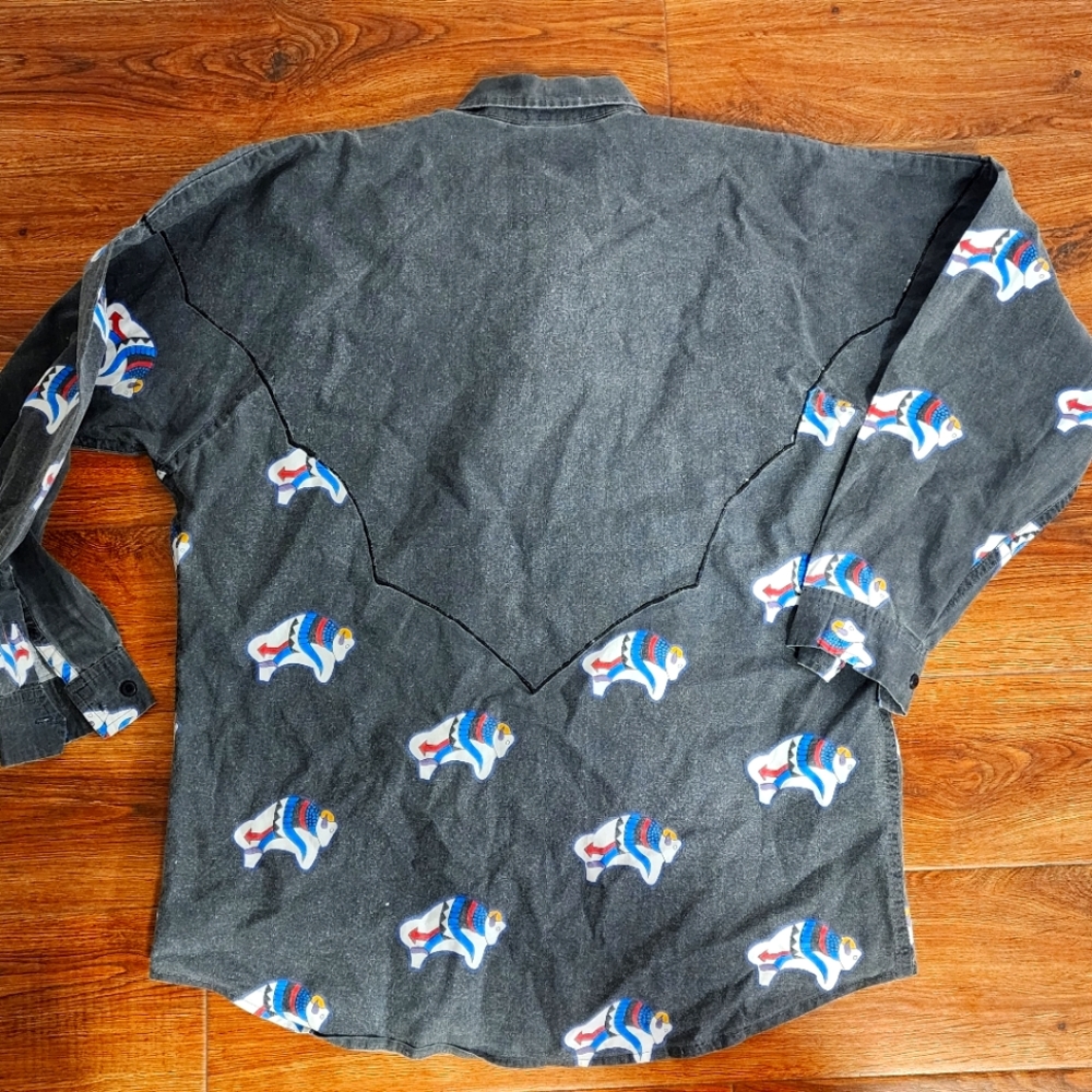 Vintage Rodeo Active Western Button Up - Picture 2 of 4
